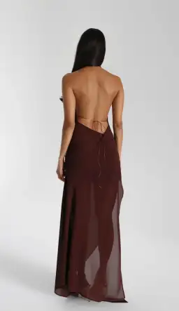 Natalie Rolt Anastasia Dress Espresso Size 1 / AU 8 for rent on The Volte - image 6