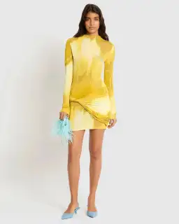 Sass & Bide Ombré Abyss Mini Dress Print Size M / AU 10 for rent on The Volte - image 1