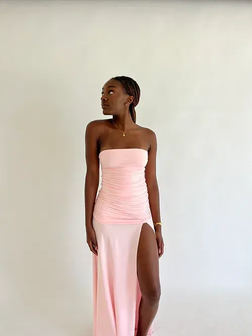 Mode Mila Remi Dress Ribbon Pink Size S / AU 8 for rent on The Volte - main image