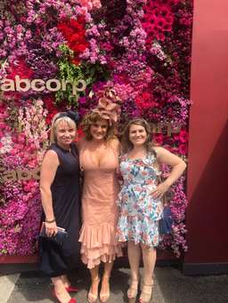 Stevie May peach lace midi dress for rent on The Volte - image 6