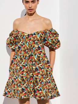 Scanlan Theodore Trapeze Mini Dress Print Size 8 for rent on The Volte - image 2