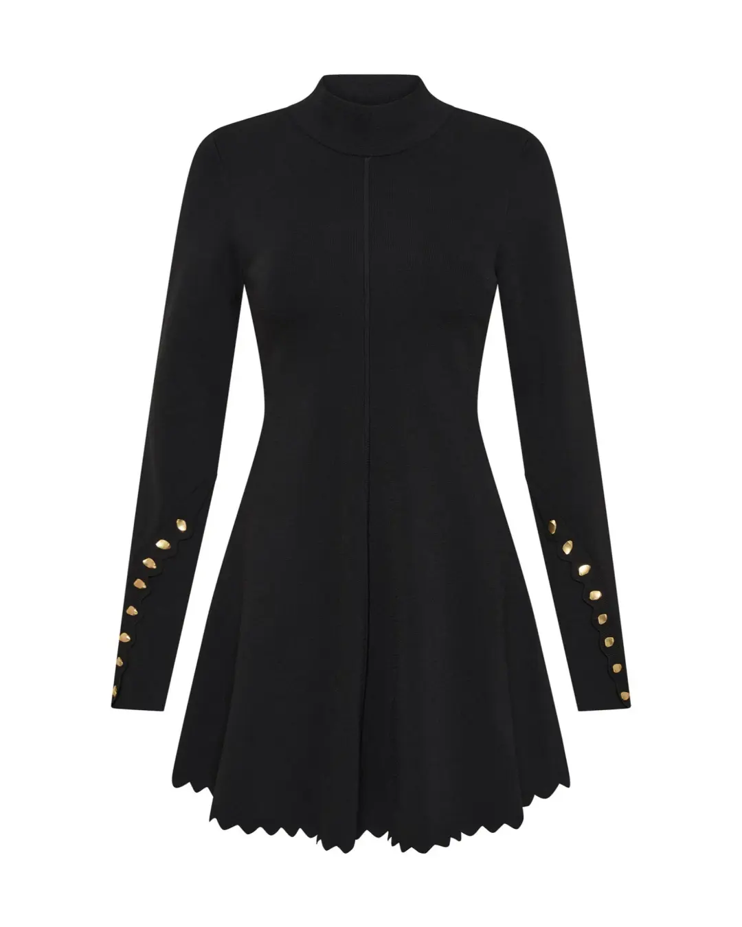 Aje Harmony Knit Mini Dress Black Size AU 12 for rent on The Volte - main image