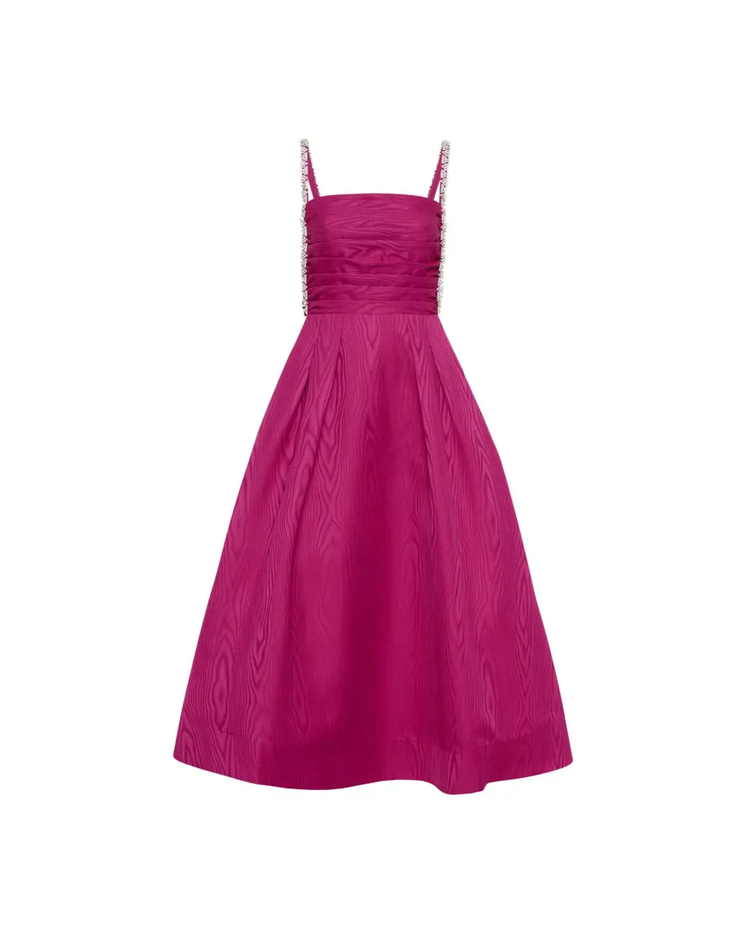 Rebecca Vallance Cynthia Midi Dress Fuchsia Size AU 10 for rent on The Volte - main image