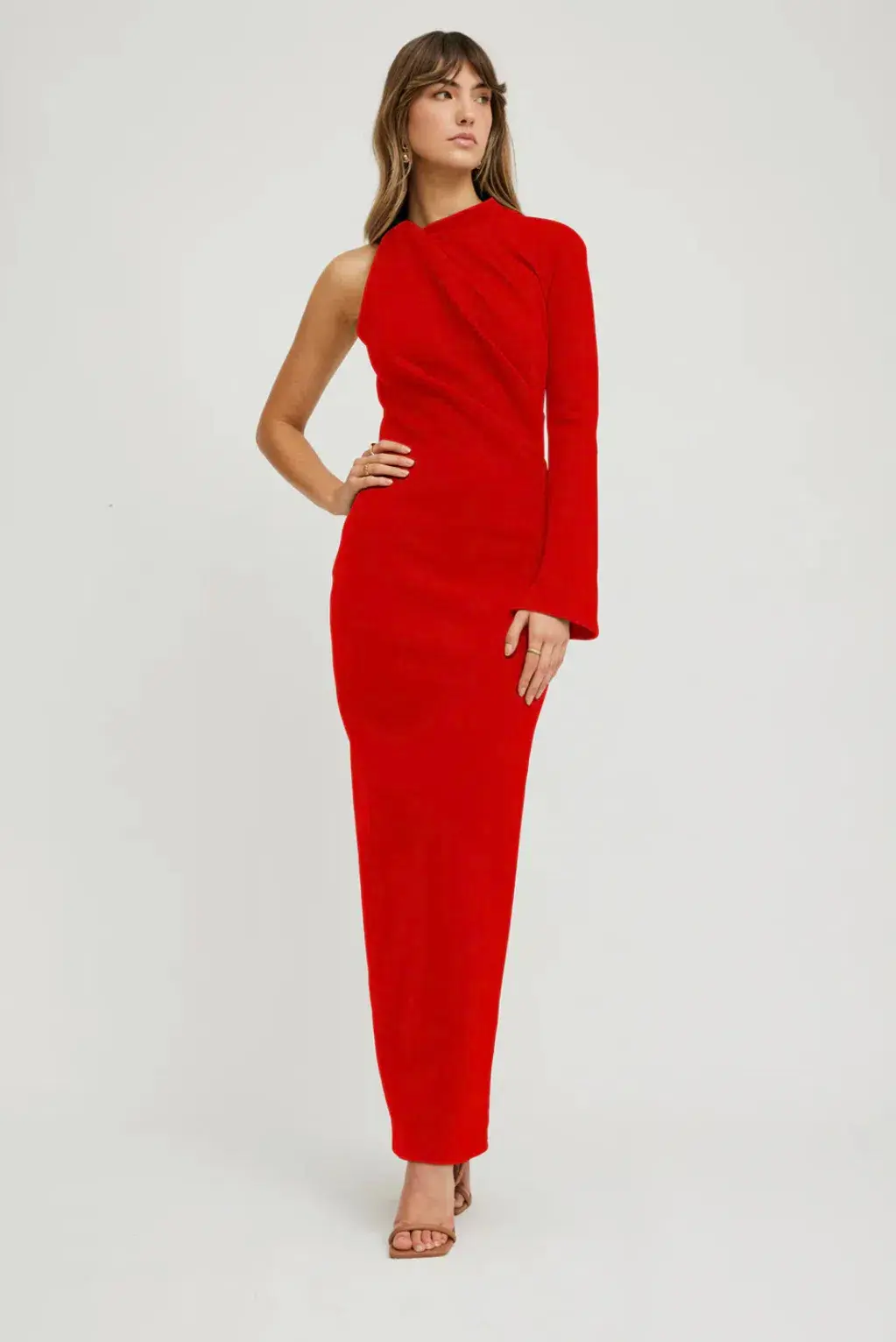Tojhà Haniya Maxi Dress Red Size 8 for rent on The Volte - main image