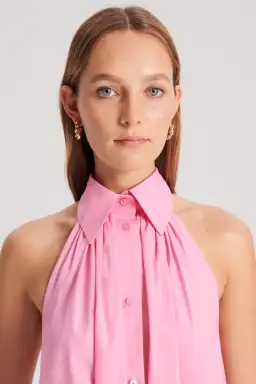 Scanlan Theodore The Parachute Sleeveless Shirt Dress Pink Size 12 for rent on The Volte - image 4