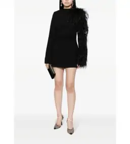 Rachel Gilbert Reina Mini Dress Black Size 3/AU12 for rent on The Volte - image 1