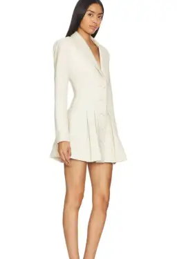 Camila Coelho Daytona Blazer Mini Dress in Beige Size XS / AU 6 for rent on The Volte - image 2