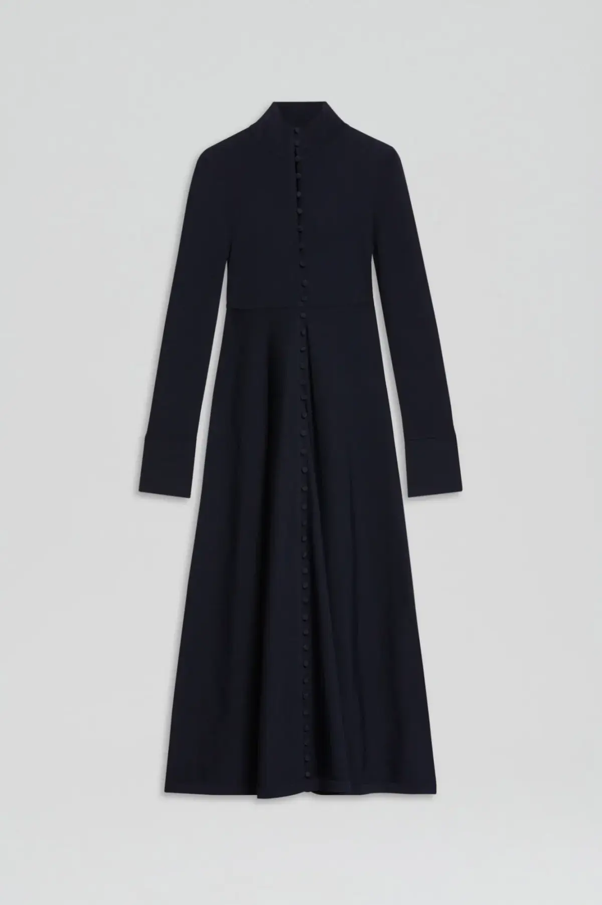 Scanlan Theodore Crepe Knit Button Polo Dress Navy Size M / AU 10 - Image 4