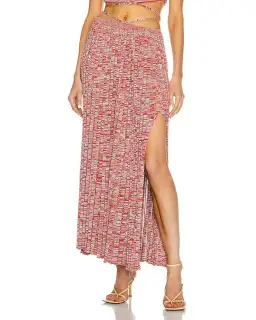 Christopher Esber Pleated Knit Set in Red Size XS / AU 6 for rent on The Volte - image 4