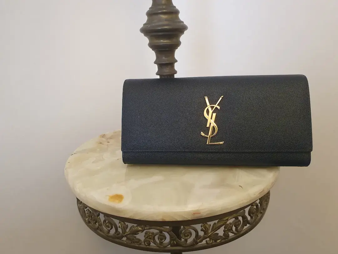 YSL Kate Black Clutch for rent on The Volte - main image