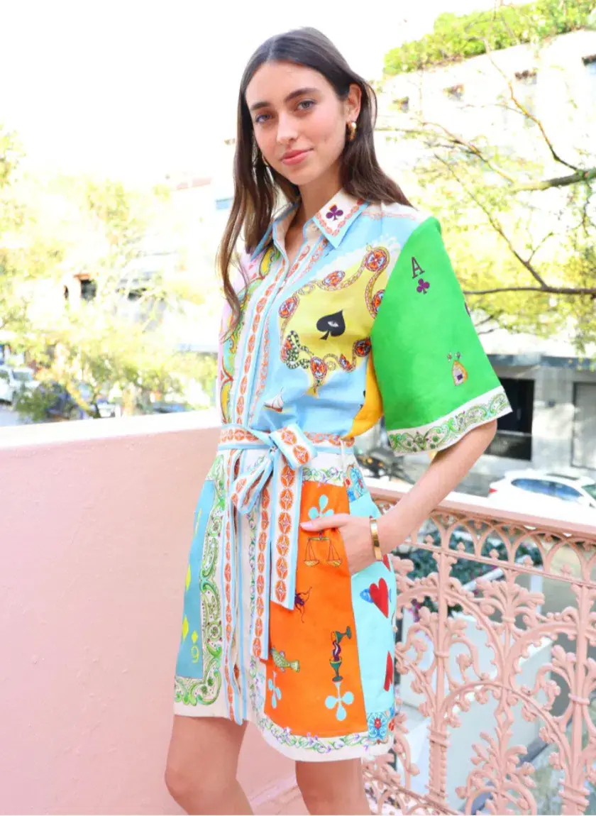 Alemais Rummy Mini Dress Multi Size 10 for rent on The Volte - main image