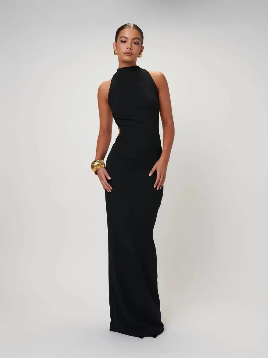 Effie Kats Ambre Gown in Black Size S / AU 8 for rent on The Volte - main image
