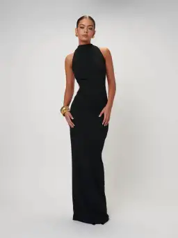 Effie Kats Ambre Gown in Black Size S / AU 8 for rent on The Volte - image 1