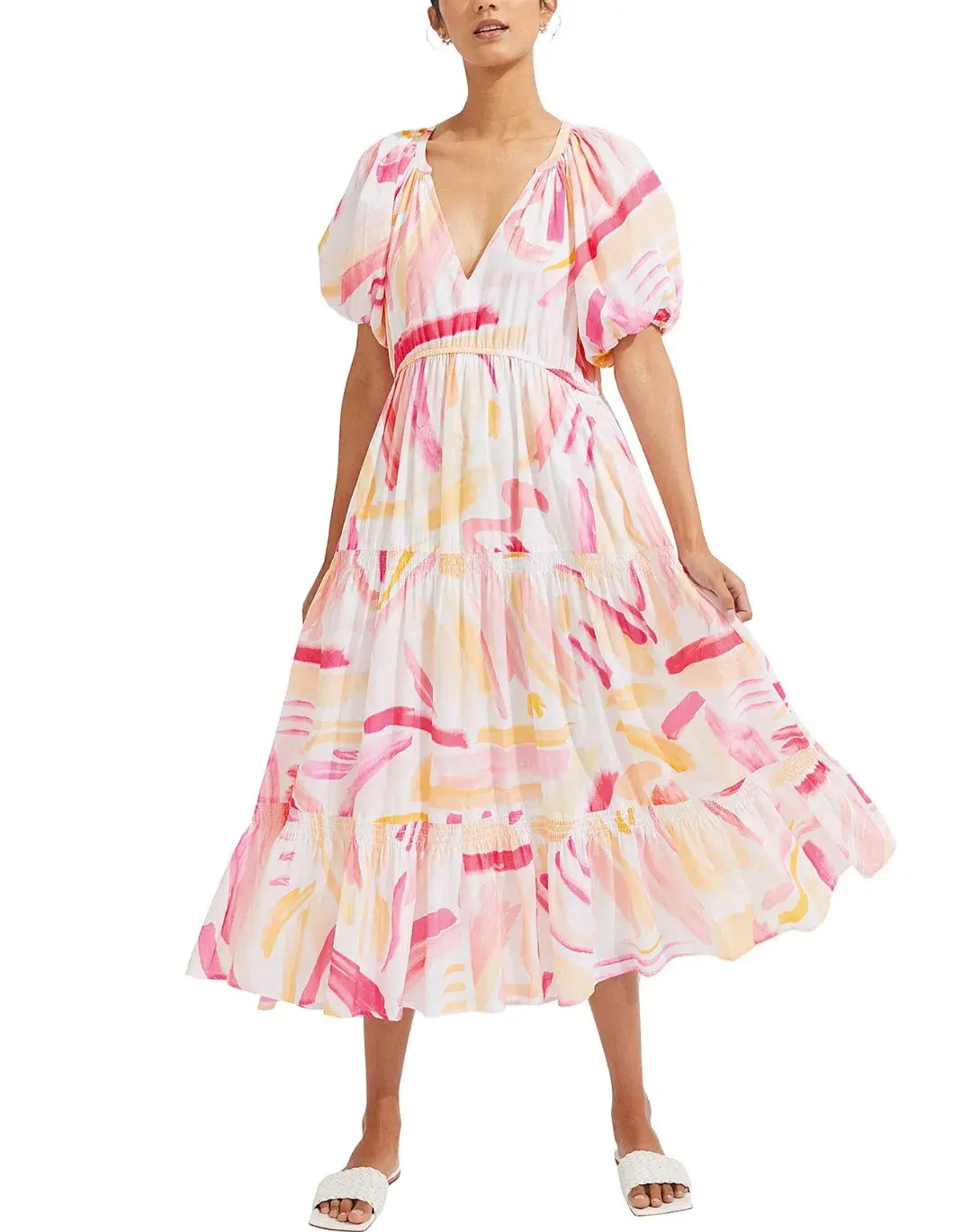 Steele Nakana Midi Dress in Carnival Size S / AU 8 for rent on The Volte - main image