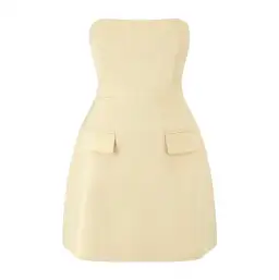 Odd Muse The Ultimate Muse Strapless Mini Dress in Lemon Size 8 for rent on The Volte - image 5