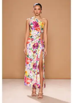 Sonya Moda Nour Midi Dress Floreale Watercolour Size 16 for rent on The Volte - image 1
