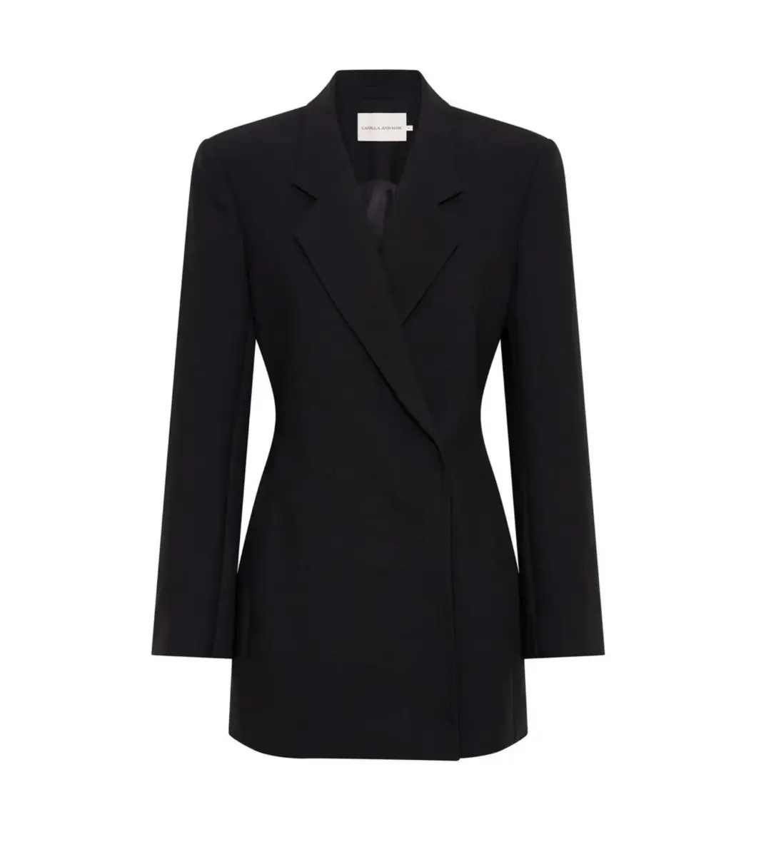 Camilla and Marc Claud Blazer Mini Dress Black Size 6/XS for rent on The Volte - main image