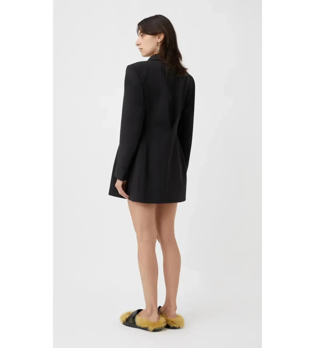 Camilla and Marc Claud Blazer Mini Dress Black Size 6/XS for rent on The Volte - main image