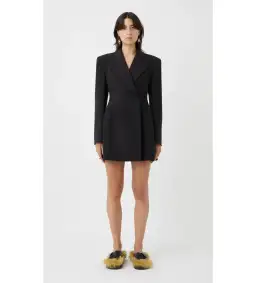 Camilla and Marc Claud Blazer Mini Dress Black Size 6/XS for rent on The Volte - image 1