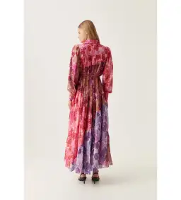 Aje Collisions Smock Maxi Dress Multi Floral Size 10 for rent on The Volte - image 3