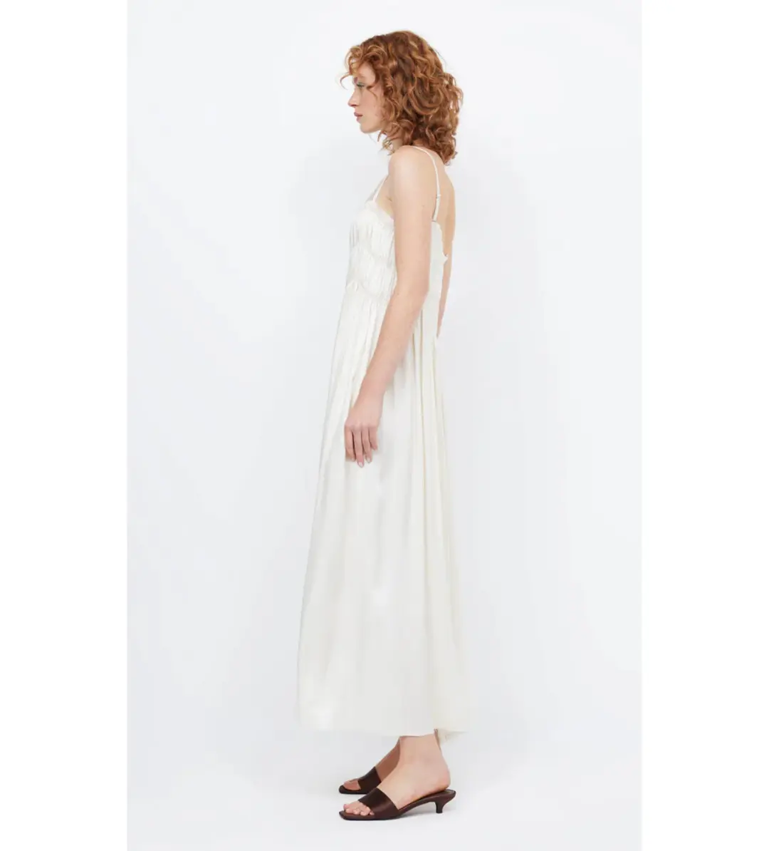 Bec & Bridge Dali Maxi Shift Dress Ivory Size 12 for rent on The Volte - main image