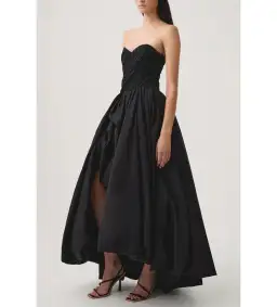 Aje Spatial Maxi Dress Black Size 8 for rent on The Volte - image 2