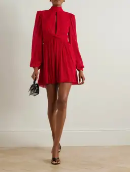 Rebecca Vallance Samantha mini dress red size 14 for rent on The Volte - image 1
