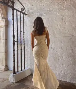 House of CB Cesca Floral Maxi Dress Vintage Cream Size XS / AU 6 for rent on The Volte - image 3