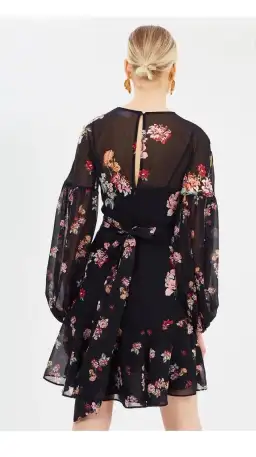 Keepsake the Label Evolve Long Sleeve Mini Dress Floral Size 6 for rent on The Volte - image 3