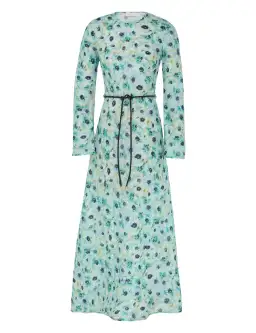Zimmermann Lightburst Bias Long Dress in Aqua Floral Size 2 / AU 12 for rent on The Volte - image 4