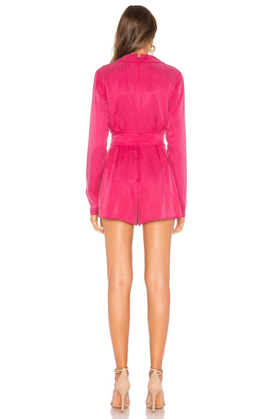 Lovers + Friends Pink Playsuit Size 10 for rent on The Volte - main image