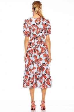 Talulah Red Sea Midi Dress 10