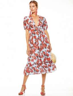Talulah Red Sea Midi Dress 10