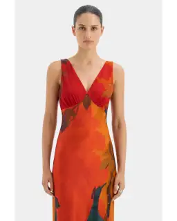 Sir the Label Lush V Neck Dress Wren Print Size 3 / AU 12 for rent on The Volte - image 2