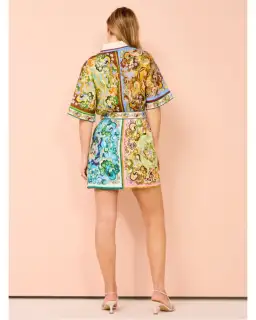 Alemais Dreamer Mini Dress in Multi Size AU 8 for rent on The Volte - image 5