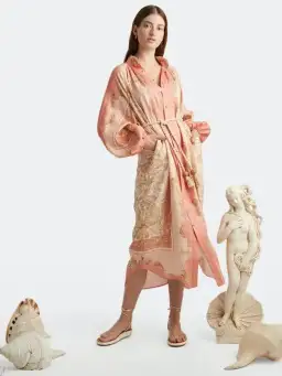 Alemais Ursula Shirtdress Pink Multi Size AU 14