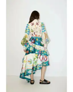 Alemais Lou Ballon Shirt and Guardian Tiered Ruffle Skirt Multi Size 14 for rent on The Volte - image 4