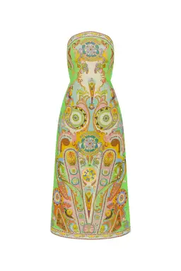 Alemais Pinball Bodice Midi Dress Multi Size AU 16 for rent on The Volte - image 5