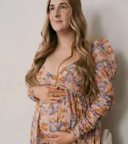 Zimmermann Violet Twist Front Midi Dress Multi Floral Size 4 / AU 12-14 for rent on The Volte - image 4