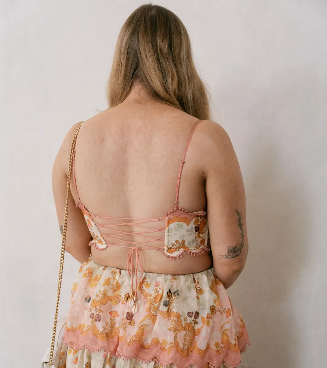 Zimmermann Laurel Frill Midi Dress Floral Size 4 / AU 12-14 for rent on The Volte - main image