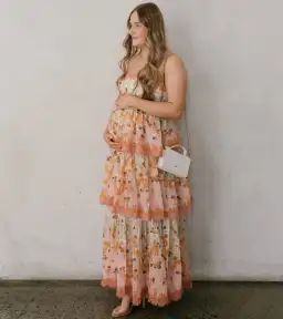 Zimmermann Laurel Frill Midi Dress Floral Size 4 / AU 12-14 for rent on The Volte - image 3