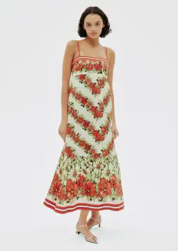 Alemais Amelie Day Dress Exclusive Floral Size AU 16 for rent on The Volte - image 1