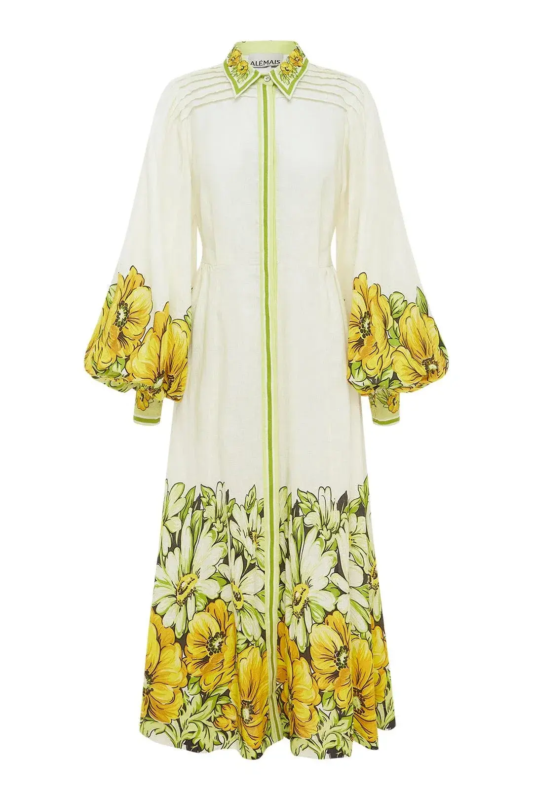 Alemais Gisela Shirtdress Floral Size AU 16 for rent on The Volte - main image