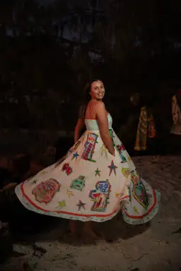 Alemais Players Midi Sundress Print Size 16 for rent on The Volte - image 6