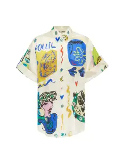 Alemais Soleil SIlk Shirt and Pant Set Print Size AU 14 for rent on The Volte - image 4