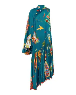 Alemais Rollers Gown Blue Print Size AU 16 for rent on The Volte - image 5