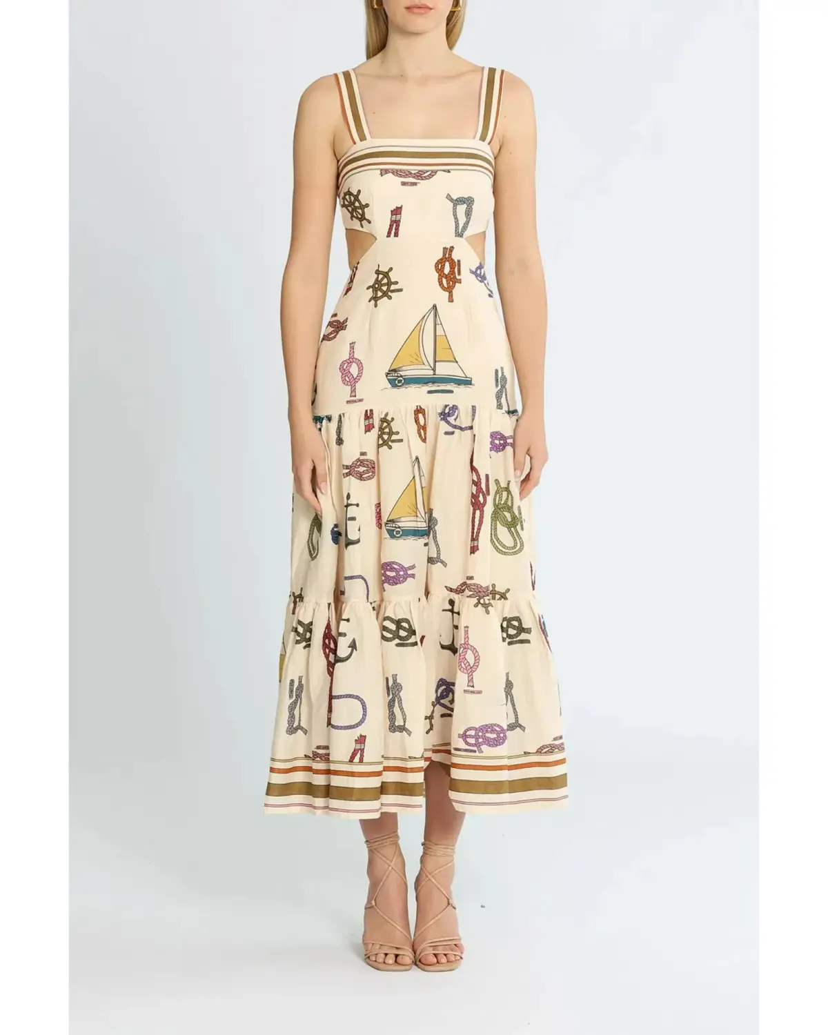 Alemais Ships Ahoy Sundress Print Size AU 12 - Image 1