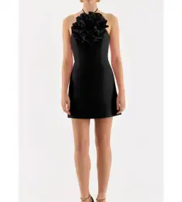 Rebecca Vallance Odetta Mini Halter Black Size 8 for rent on The Volte - image 3