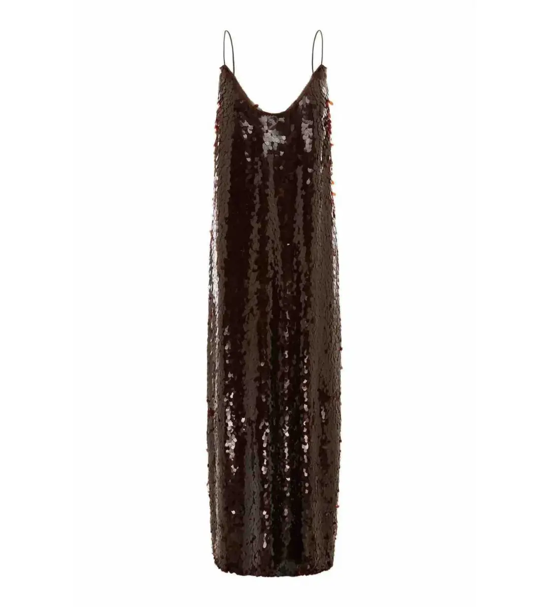Alemais Geanie Sequin Gown In Chocolate Size 14 for rent on The Volte - main image