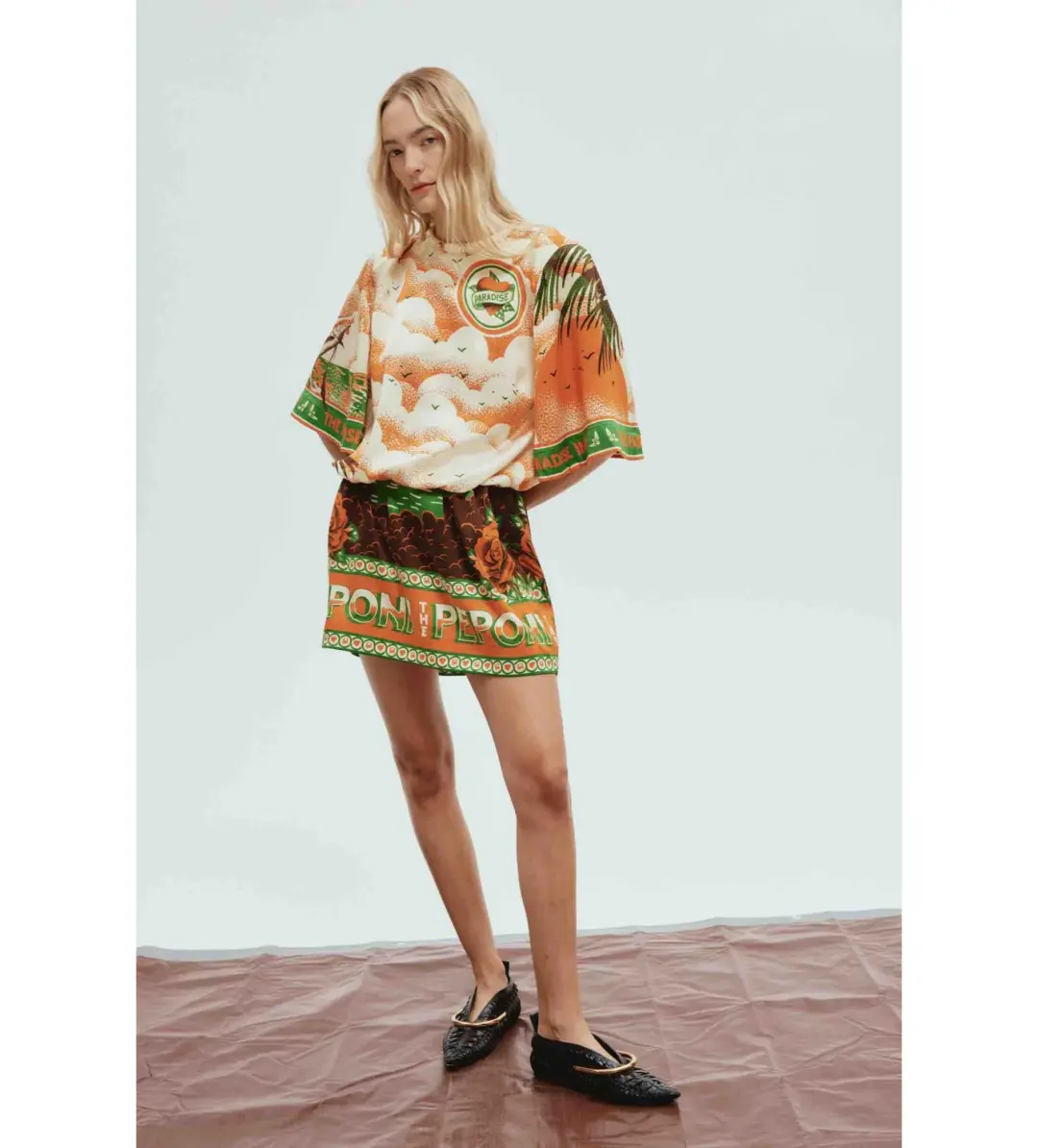 Alemais Bungalow Mini Dress Print Size 14 for rent on The Volte - main image